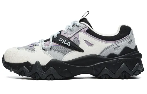 FILA Oakmont 2 Textile, Synthetic Leather, TPU Cushioning, Wear Resistant Low top Casual Shoes Women's Black Oak