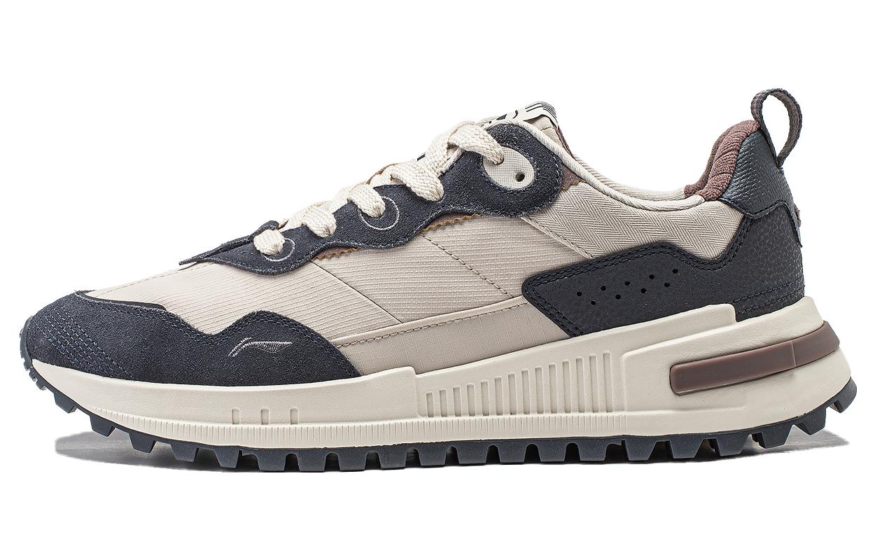 Li Ning Riding The Wind 2.0 Fabric Versatile Slip Resistant Abrasion Resistant Low top Casual Shoes Men's