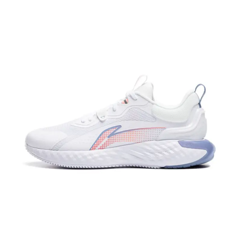 Li Ning Abrasion Resistant Breathable Slip Resistant Low top Casual Shoes Women's White