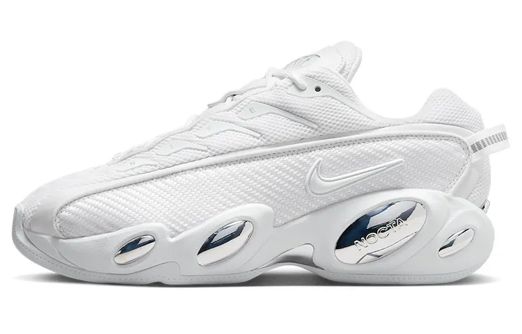 Nike x NOCTA Glide Fabric Slip Resistant And Breathable Low top Casual Shoes Unisex White