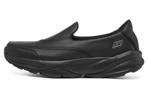 Skechers Go Train Artificial Leather Low top Casual Shoes Women's Black