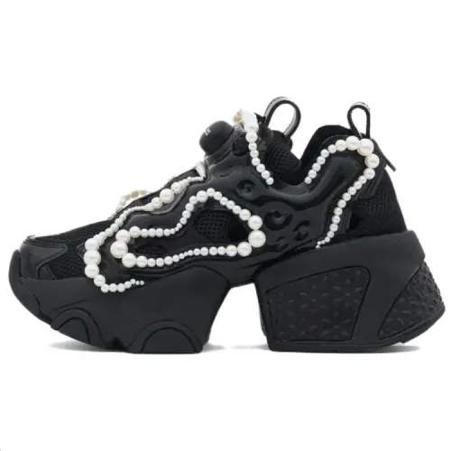 Noir Kei Ninomiya x Reebok Instapump Fury Low top Casual Shoes Unisex Black