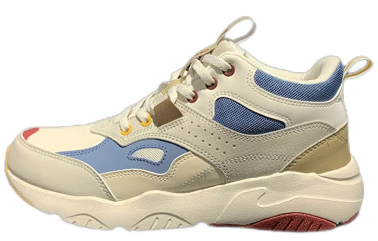 Li Ning Defender Cushioning, Wear Resistant Casual Shoes Unisex Gray White Blue