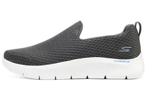 Skechers Go Walk Flex Cushioning Abrasion Resistant Breathable Low top Casual Shoes Men's Gray Blue