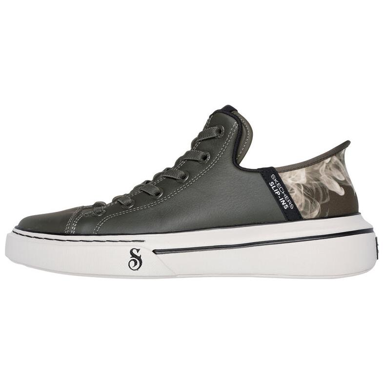 Snoop Dogg x Skechers Low top Casual Shoes Men's Olive Green