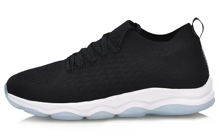 Li Ning Wujie Fabric Cushioning Slip Resistant Abrasion Resistant Breathable Lightweight Low top Casual Shoes Women's