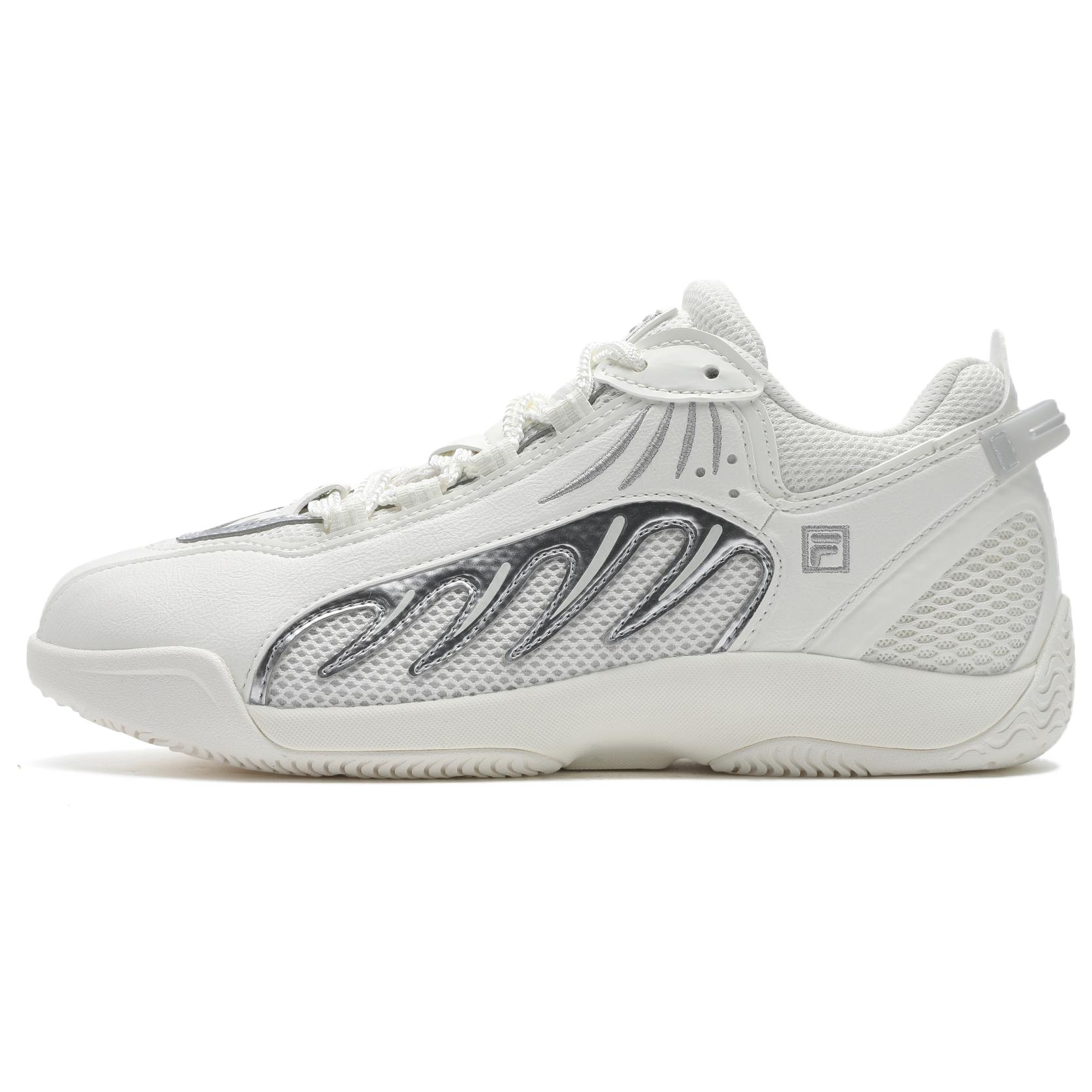 FILA ADE2025 Breathable Lightweight Low top Casual Shoes Women's White Silver