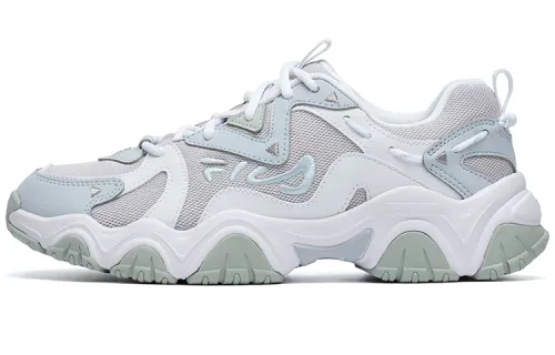 FILA Fila Fluid 4 cat's claw 4.0 fabric synthetic leather sports comfortable low-cut lifestyle shoes women's Fila white