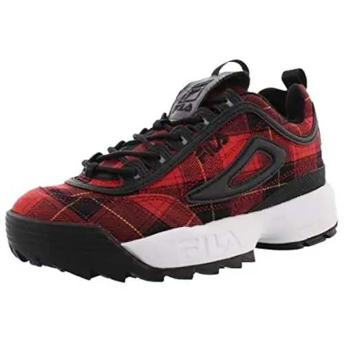 FILA Disruptor 2 Abrasion Resistant Abrasion Resistant Low top Casual Shoes Women's Red