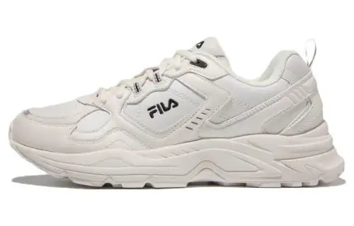 FILA Ranger V2 Leather Cushioning Abrasion Resistant Low top Casual Shoes Unisex Beige