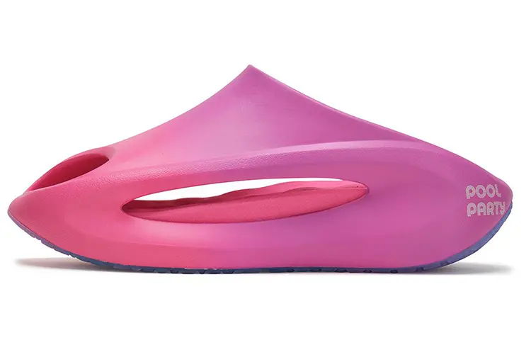 LOL x Li Ning Yun You Slay Quiet Slide Slippers Unisex Bright Fluorescent Pink
