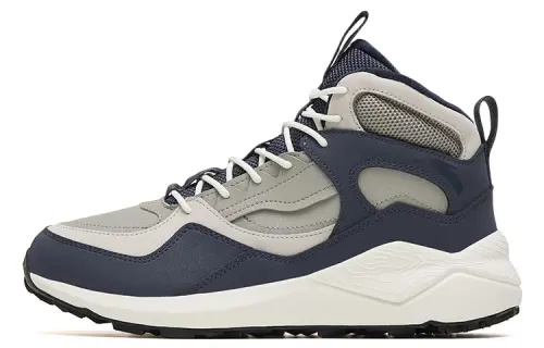 Anta Foundation Stone Fleece lined Cushioning Slip Resistant Abrasion Resistant High top Sports Casual Shoes Men's