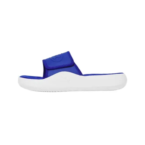 Under Armour Ignite Pro 8 Abrasion Resistant Abrasion Resistant Slide Slippers Men's Blue White