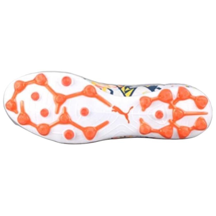 PUMA FUTURE 7 Soccer Shoes Men’s White Orange Blue