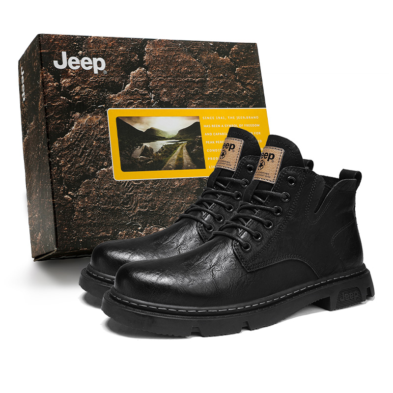 Мужские ботинки Jeep Martin Boots (черные)