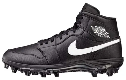 Jordan 1 Mid Td Cleat Black White