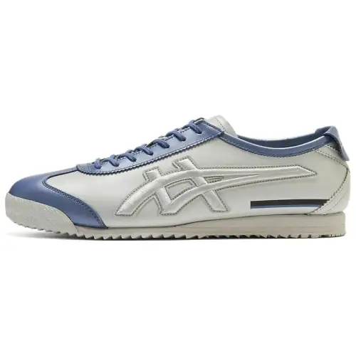 Onitsuka Tiger MEXICO 66 Cushioning Slip Resistant Abrasion Resistant Low top Casual Shoes Unisex Black White Blue