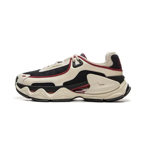 MR.ENJOYDA MONEY x Li Ning Abrasion Resistant Slip Resistant Low top Casual Shoes Men's Beige Black