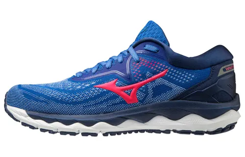 Mizuno Wave Sky 4 Casual Shoes Women's Low Top Blue/Red