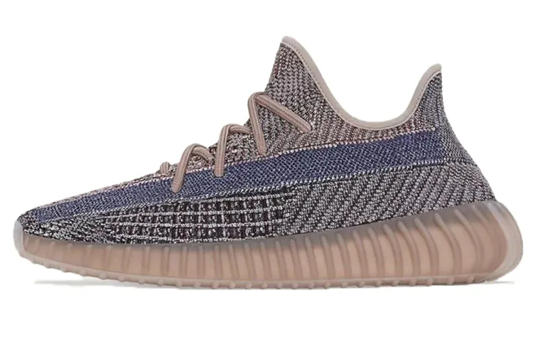 Adidas Originals Yeezy Boost 350 V2 Blue Brown 'Fade' Vintage Abrasion Resistant Low top Casual Shoes Unisex