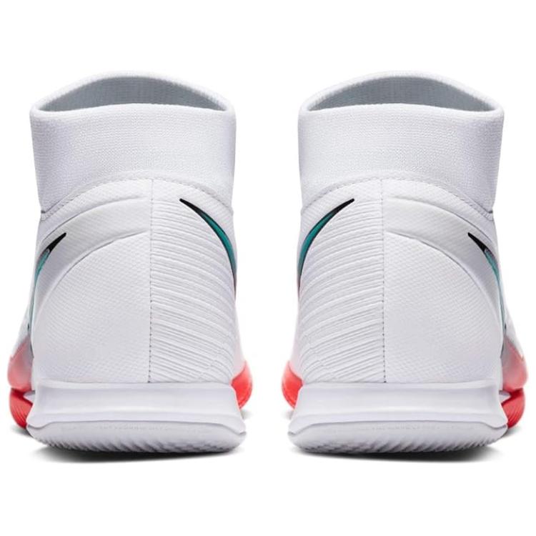 Мужские бутсы Nike Mercurial Superfly 7 (бело-оранжевые) — фото 5