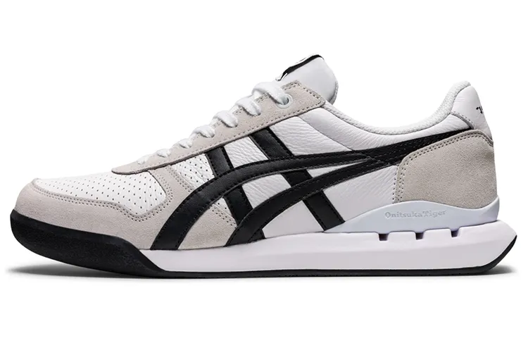 Onitsuka Tiger Ultimate 81 EX Leather Slip Resistant Abrasion Resistant Low top Casual Shoes Unisex Gray