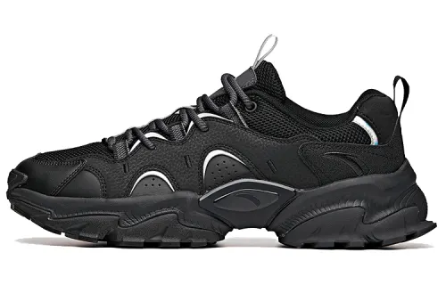 ANTA Casual Shoes Men's Low Top Black/Carbon Gray/Silver