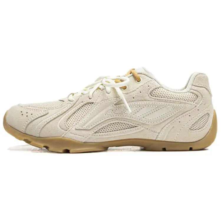 Li Ning Cushioning, Wear Resistant Low top Casual Shoes Women's Ecru White