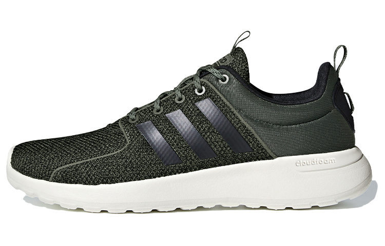 Мужские кроссовки adidas neo Lite Racer (черно-зеленые)