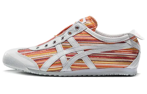 Onitsuka Tiger MEXICO 66 Slip on Fabric Cushioning Slip Resistant Abrasion Resistant Low top Casual Shoes Women's