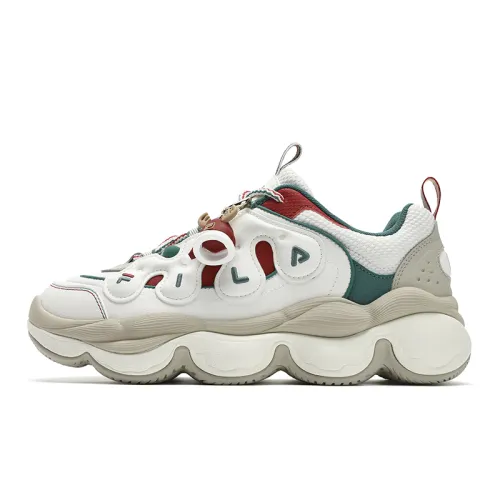 FILA PEASE Textile, Synthetic Leather Rebound Low top Casual Shoes Women's White