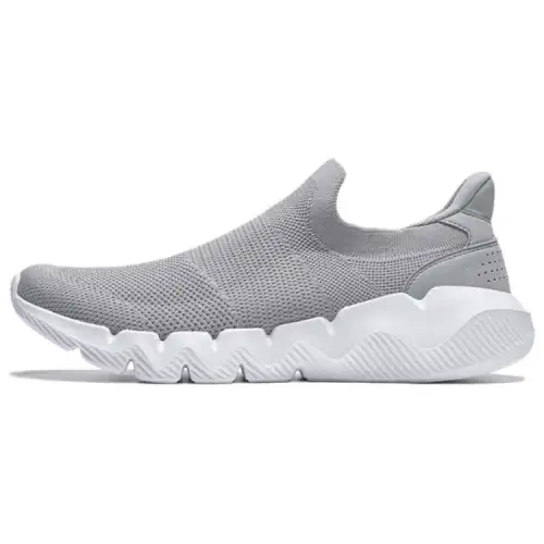 Li Ning Abrasion Resistant Rebound Low top Casual Shoes Men's Ultimate Gray