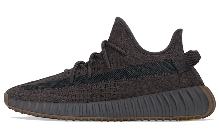 Adidas Originals Yeezy Boost 350 V2 Black Natural Rubber 'Cinder' Low top Casual Shoes Unisex Brown Black