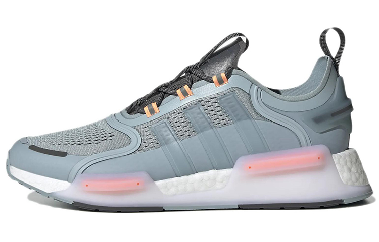 Мужские кроссовки adidas originals NMD_R1 V3 (серо-синие)