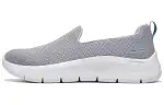 Skechers Go Walk Fle Low top Casual Shoes Women's White Gray
