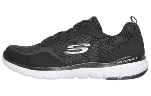 Skechers Flex Appeal 3.0 Casual Shoes Women's Low Top Black/White