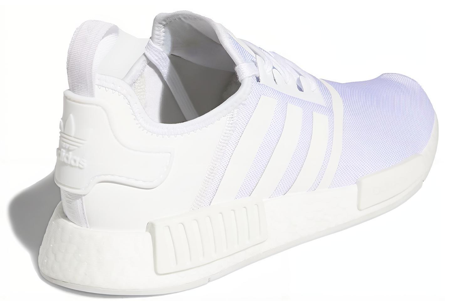 Кроссовки adidas Originals NMD_R1 (белые) — фото 4