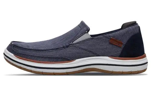 Skechers Elson Low top Sports Casual Shoes Marine Blue
