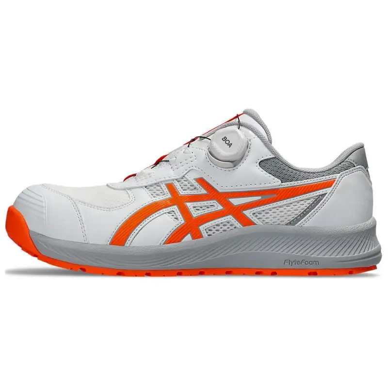 Asics Winjob Low top Casual Shoes Unisex White Orange
