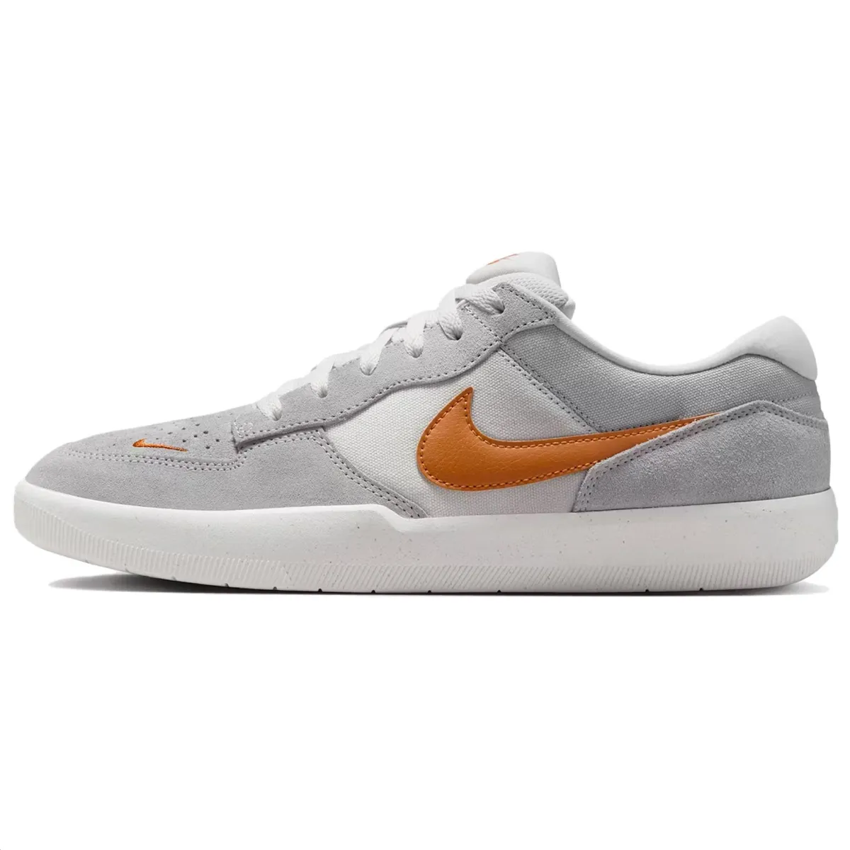 Nike SB Force 58 Textile, Leather Breathable Low top Casual Shoes Unisex Gray
