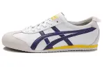 Onitsuka Tiger MEXICO 66 Cushioning Slip Resistant Abrasion Resistant Low top Casual Shoes Men's Yellow, Blue, White