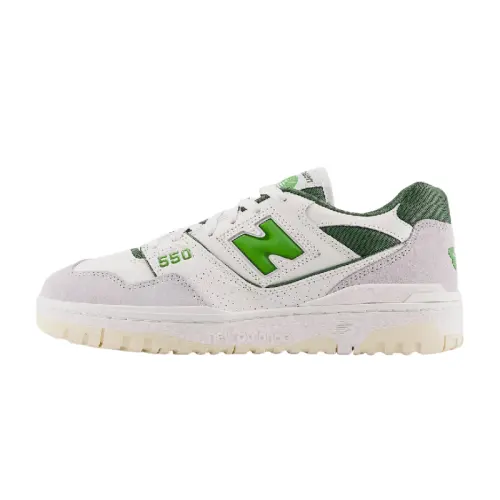 New Balance NB 550 Abrasion Resistant Abrasion Resistant Low top Casual Shoes Unisex White Green