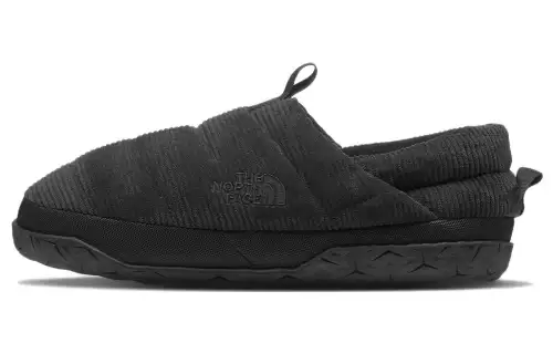 THE NORTH FACE Nuptse Corduroy Slip Resistant Abrasion Resistant Low top Outdoor Shoes Men's Black
