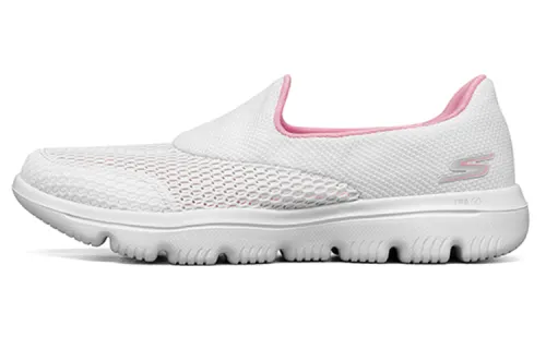 Skechers Go Walk Evolution Ultra Casual Shoes Women's Low Top White/Pink