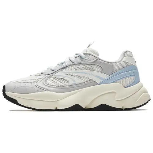 Anta Abrasion Resistant, Breathable, Lightweight Low top Casual Shoes Women's White Blue