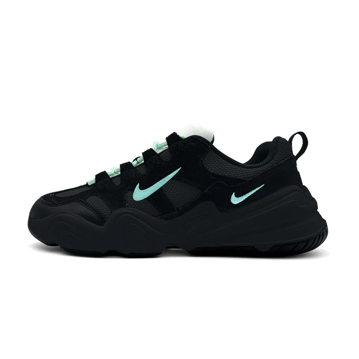Nike Tech Hera Comfortable Low top Casual Shoes Unisex Black Green