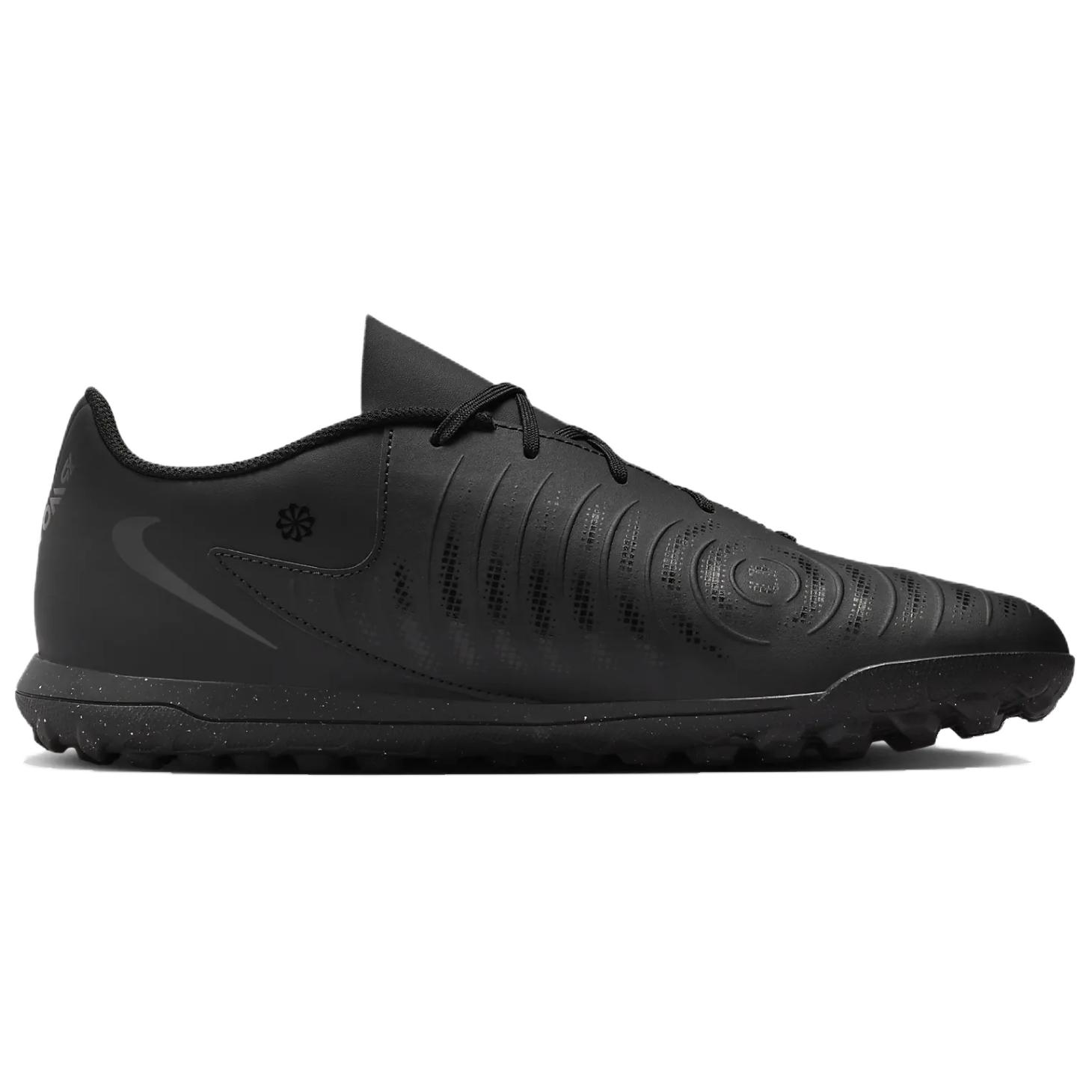 Nike Phantom GX TF Turf Slip Resistant Abrasion Resistant Slip Resistant Abrasion Resistant Soccer Shoes Unisex Black