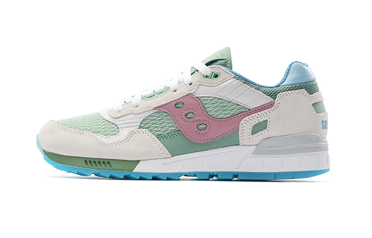 Кроссовки Saucony Shadow 5000 (бело-зеленые)