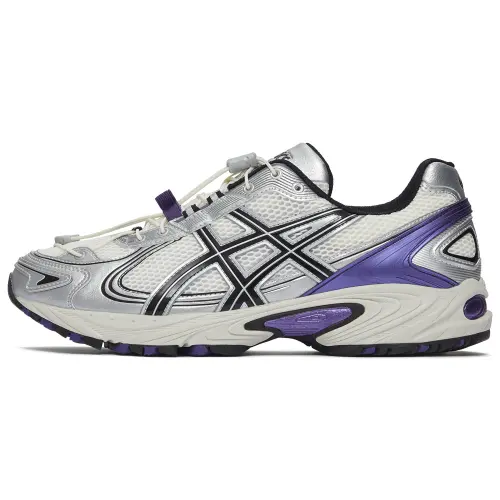 ASICS Gel Kahana TR V4 Cushioning, Wear Resistant Low top Casual Shoes Unisex Silver White Purple