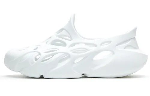 Li Ning Badfive 1 Quiet Abrasion Resistant Slide Slippers Women's White